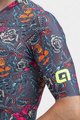 ALÉ Kurzarm Fahrradtrikot - PR-R TATTOO - Rot/Grau/Gelb/Orange/Rosa/Blau/Schwarz