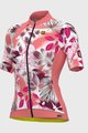 ALÉ Kurzarm Fahrradtrikot - PR-S GARDEN LADY - Rosa/bordeaux/Weiß