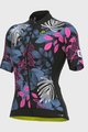 ALÉ Kurzarm Fahrradtrikot - PR-S GARDEN LADY - Schwarz/Blau/Rosa