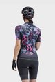 ALÉ Kurzarm Fahrradtrikot - PR-S GARDEN LADY - Schwarz/Blau/Rosa