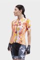 ALÉ Kurzarm Fahrradtrikot - PR-R AMAZZONIA LADY - bordeaux/Rot/Orange/Weiß/Gelb