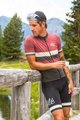ALÉ Kurzarm Fahrradtrikot - VINTAGE MERINO - Schwarz/Lila