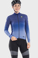 ALÉ Langarm Fahrradtrikot für den Winter - BULLET LADY WINTER - Blau