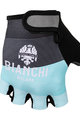 BIANCHI MILANO Fingerlose Fahrradhandschuhe - ALVIA - Schwarz/Hellblau