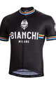 BIANCHI MILANO Kurzarm Fahrradtrikot - NEW PRIDE - Weiß/Schwarz