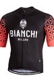 BIANCHI MILANO Kurzarm Fahrradtrikot - PEDASO - Rosa/Schwarz