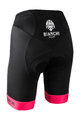 BIANCHI MILANO Fahrradshorts ohne Träger - AVOLA LADY - Schwarz/Rosa