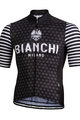 BIANCHI MILANO Kurzarm Fahrradtrikot - DAVOLI - Schwarz/Weiß