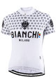 BIANCHI MILANO Kurzarm Fahrradtrikot - CROSIA LADY - Weiß/Grau