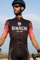 BIANCHI MILANO Kurzarm Fahrradtrikot - PEDASO - Rosa/Schwarz