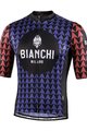 BIANCHI MILANO Kurzarm Fahrradtrikot - MASSARI - Blau/Rosa