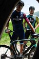 BIANCHI MILANO Kurzarm Fahrradtrikot - MASSARI - Gelb/Hellblau