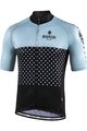 BIANCHI MILANO Kurzarm Fahrradtrikot - QUIRRA - Schwarz/Hellblau