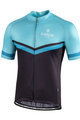 BIANCHI MILANO Kurzarm Fahrradtrikot - OLLASTU - Schwarz/Hellblau