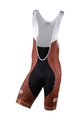 BIANCHI MILANO Fahrradshorts ohne Träger - MASCARI - Rosa/Schwarz