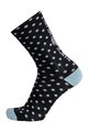 BIANCHI MILANO Klassische Fahrradsocken - MAIORI - Türkis/Schwarz