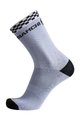 BIANCHI MILANO Klassische Fahrradsocken - MAIORI - Schwarz/Hellblau
