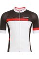 BIEMME Kurzarm Fahrradtrikot - POLKA - Weiß/Rot/Schwarz