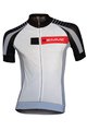 Kurzarm Fahrradtrikot - MOODY  - Weiß/Schwarz