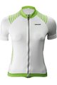 BIEMME Kurzarm Fahrradtrikot - SHARP LADY - Weiß/Grün