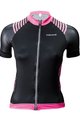 Kurzarm Fahrradtrikot - SHARP LADY - Schwarz/Rosa