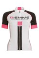 Kurzarm Fahrradtrikot - IDENTITY18 LADY - Schwarz/Weiß/Rosa