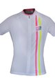 BIEMME Kurzarm Fahrradtrikot - ITEM TWO LADY - Rosa/Weiß/Gelb