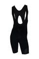 Kurze Fahrradhose mit Trägern - GARUN 2.0 LADY - Schwarz