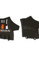Fingerlose Fahrradhandschuhe - STRAPS - Schwarz/Orange/Weiß