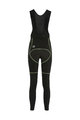 BIEMME Lange Fahrradhose mit Trägern - FLEX LADY WINTER - Grün/Schwarz