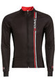 Langarm Fahrradtrikot für den Winter - BLADE WINTER - Schwarz/Rot