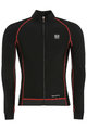 Langarm Fahrradtrikot für den Winter - FLEX WINTER  - Schwarz/Rot