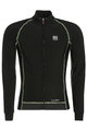 BIEMME Langarm Fahrradtrikot für den Winter - FLEX WINTER  - Schwarz/Grün