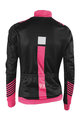 BIEMME Langarm Fahrradtrikot für den Winter - SHARP LADY WINTER - Schwarz/Rosa