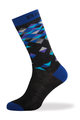 BIOTEX Klassische Fahrradsocken - DIAMONDS - Schwarz/Blau