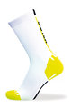BIOTEX Klassische Fahrradsocken - RACE - Gelb/Weiß