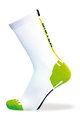 BIOTEX Klassische Fahrradsocken - RACE - Grün/Weiß