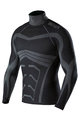 BIOTEX Langarm Fahrrad-Shirt - POWERFLEX WARM - Schwarz