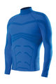 BIOTEX Langarm Fahrrad-Shirt - POWERFLEX WARM - Blau