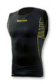 BIOTEX Ärmelloses Fahrrad-Shirt - SEAMLESS - Schwarz/Gelb