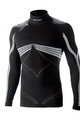 BIOTEX Langarm Fahrrad-Shirt - 5 COMPRESSIONS - Schwarz/Grau