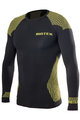 BIOTEX Langarm Fahrrad-Shirt - 3D - Gelb/Schwarz