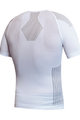 BIOTEX Kurzarm Fahrrad-Shirt - BIOFLEX RAGLAN - Weiß/Grau