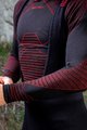 BIOTEX Langarm Fahrrad-Shirt - ICEBREAK - Rot/Schwarz