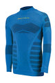 BIOTEX Langarm Fahrrad-Shirt - WARM EFFECT JUNIIOR - Blau