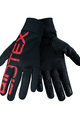 BIOTEX Langfinger-Fahrradhandschuhe - THERMAL TOUCH GEL - Schwarz/Rot
