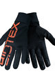 BIOTEX Langfinger-Fahrradhandschuhe - THERMAL TOUCH GEL - Orange/Schwarz