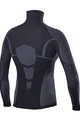 BIOTEX Langarm Fahrrad-Shirt - POWERFLEX LADY WARM - Schwarz