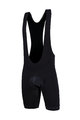 BIOTEX Kurze Fahrradhose mit Trägern - SOFFIO - Schwarz/Grau