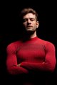 BIOTEX Langarm Fahrrad-Shirt - 3D TURTLENECK - Rot